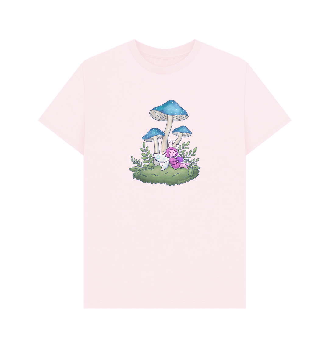 Pink Printed T-shirt Front