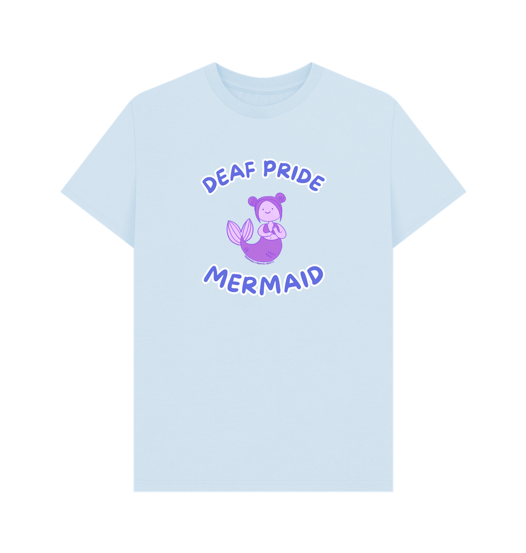 Sky Blue Printed T-shirt Front