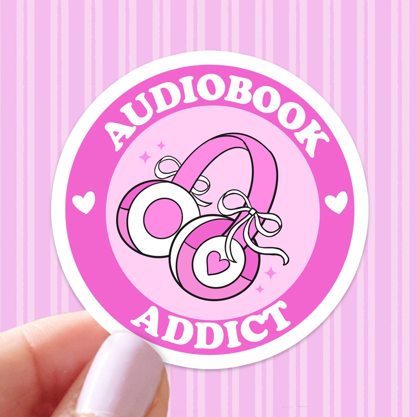 Audiobook Addict sticker
