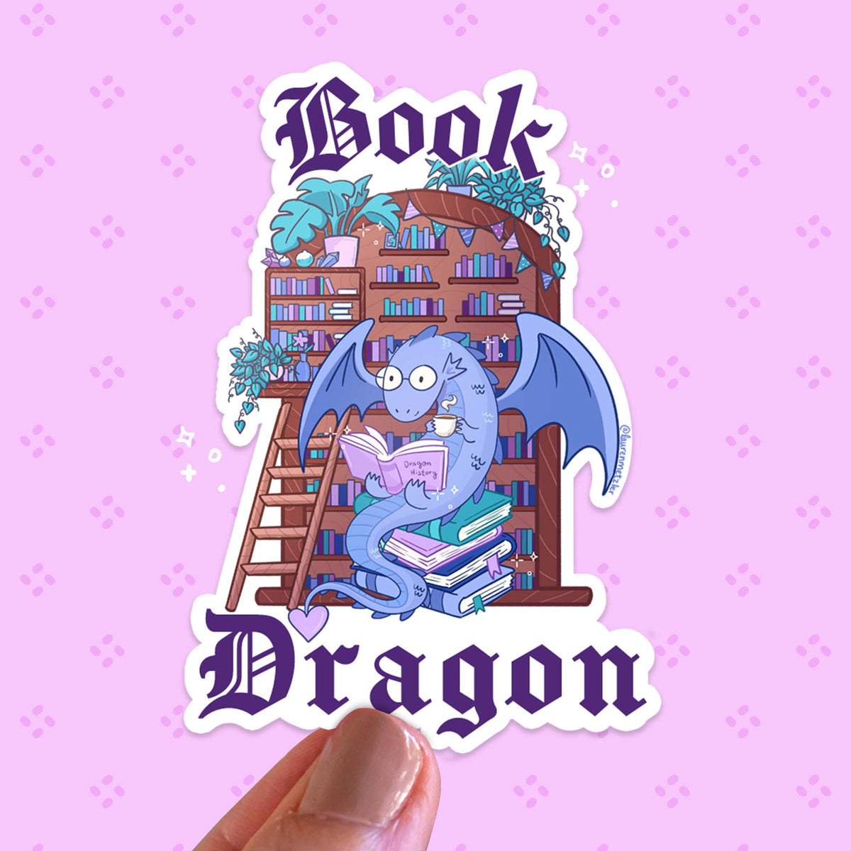 Book Dragon sticker