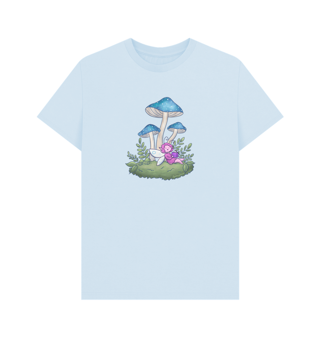 Sky Blue Printed T-shirt Front