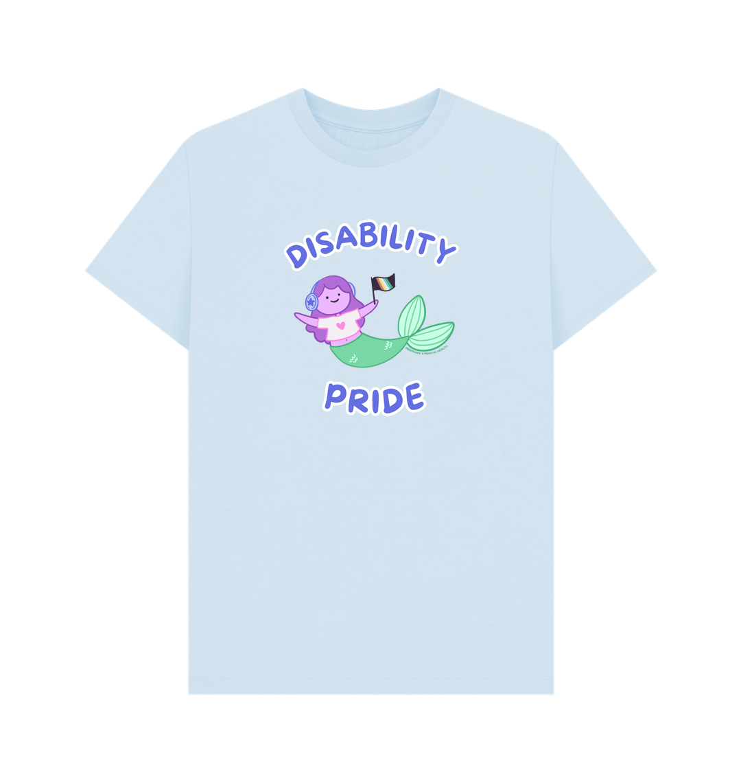 Sky Blue Printed T-shirt Front