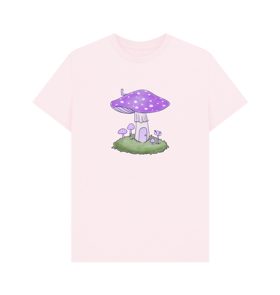 Pink Printed T-shirt Front