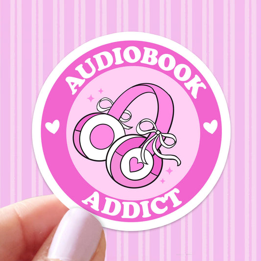 Audiobook Addict sticker