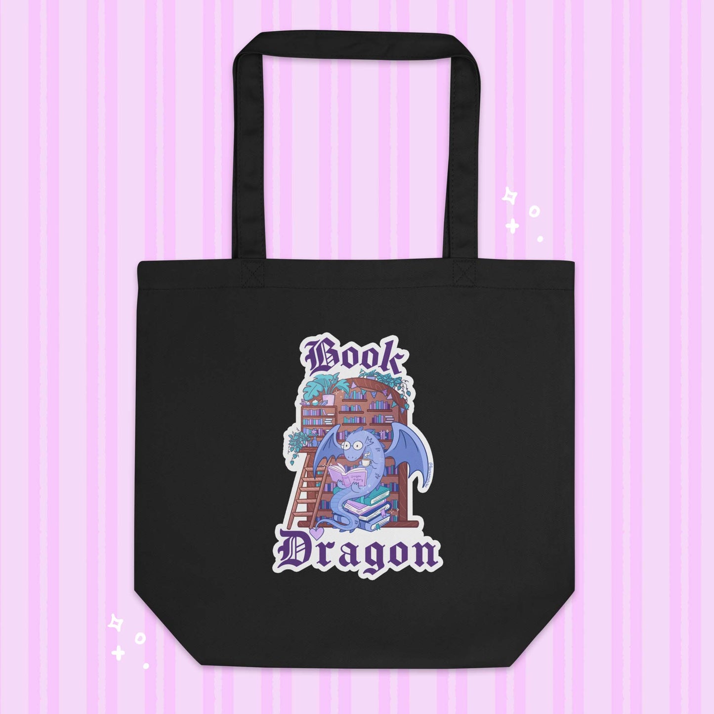 Book Dragon Eco Tote Bag