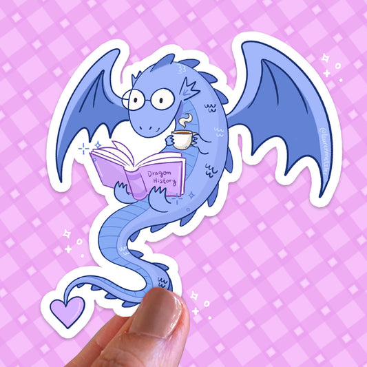 Dragon Book Reader Sticker