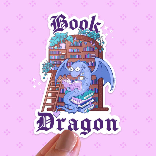 Book Dragon sticker