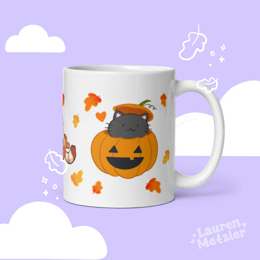 Cozy Fall Kitties Mug
