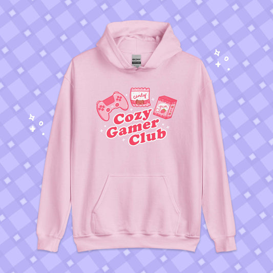 Cozy Gamer Club Unisex Hoodie