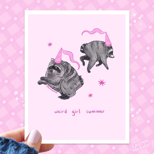 Jimothy "Weird Girl Summer" Art Print (A6)