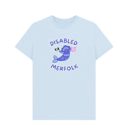 Sky Blue Printed T-shirt Front